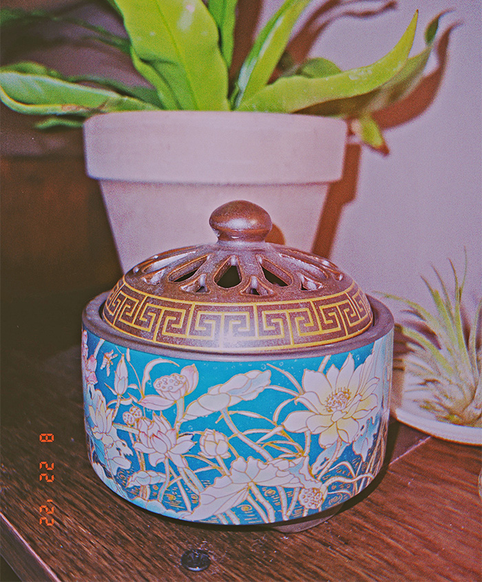 oriental flower burner pot (ver2)