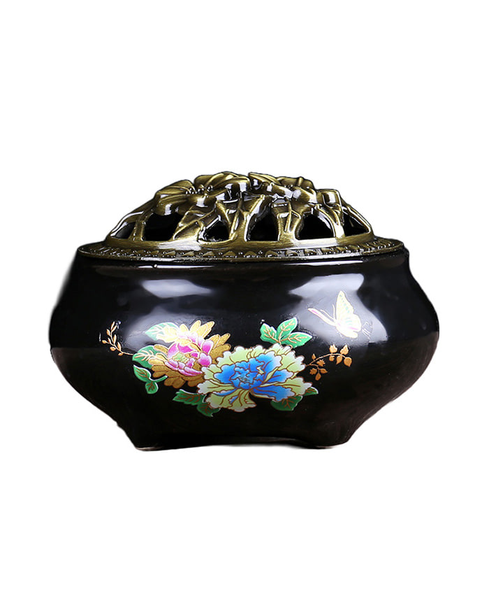 oriental flower burner pot (ver1)